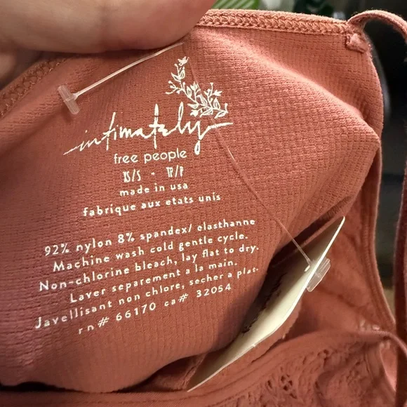 NWT Free People Intimately Womens Pink Solstice Bodysuit Size XS/S L68859 - Picture 3 of 8